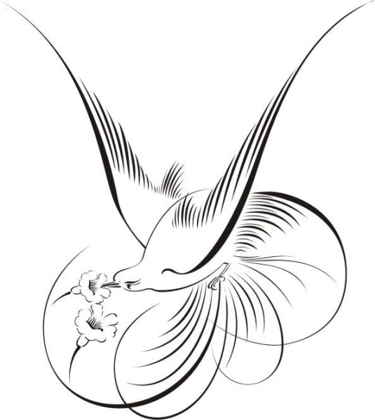 Ласточка тату эскиз