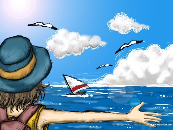 Рисунок на тему лето