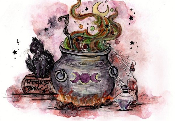 Зелье в котле арт