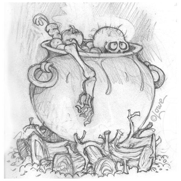 Ведьмин котел тату