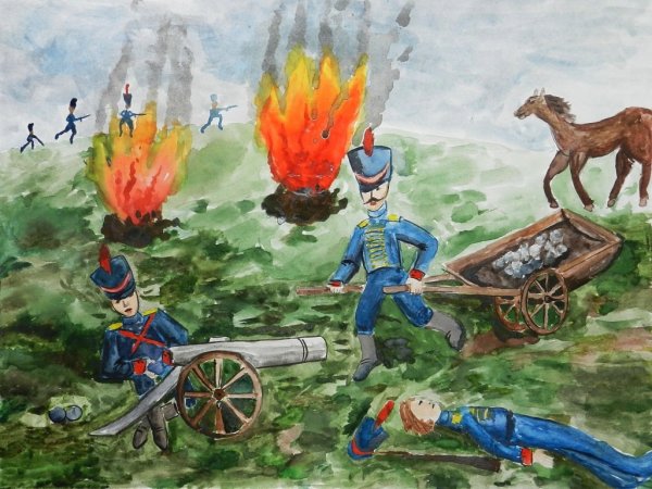 Русские солдаты Бородино 1812 года