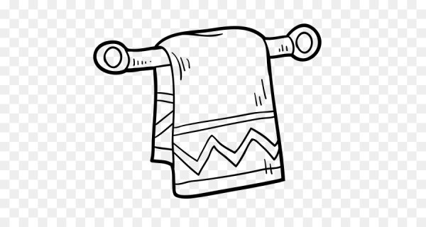 Раскраска полотенце