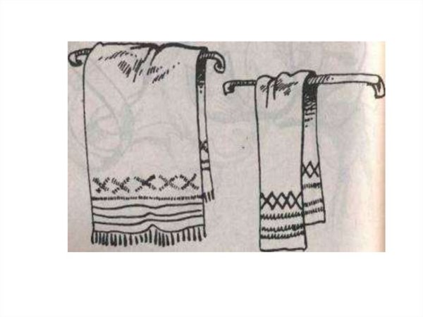 Шарф широкий и узкий раскраска