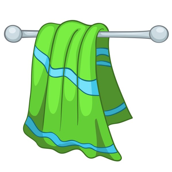 Раскраска полотенце