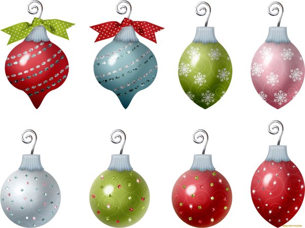 Раскраска новогодние Игрушк