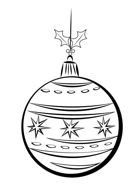 Рисование новогодние шары