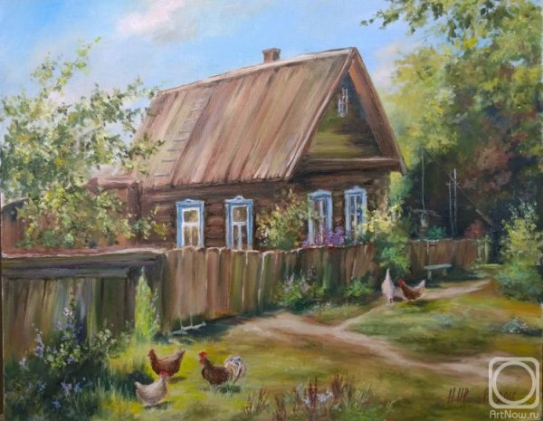 Художник Олег Буйко картины деревня