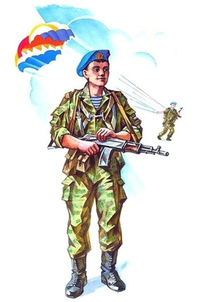 Солдат набросок