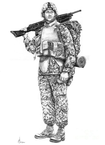 Раскраски бателфилд солдат