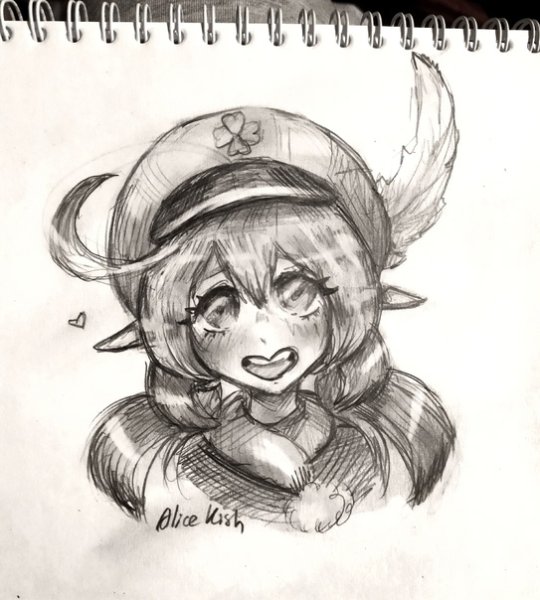 Кли Геншин арт