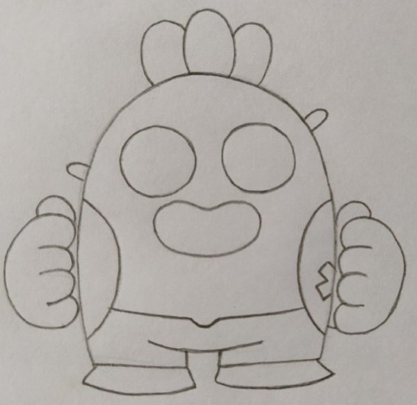 Легкие рисунки спайка