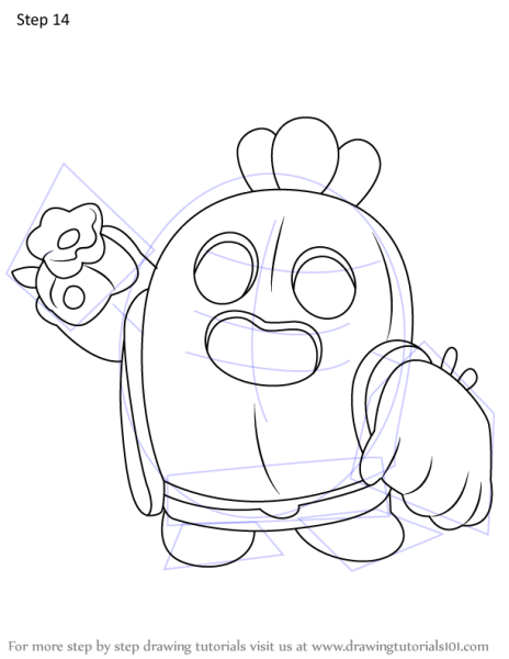 Спайк Браво старс карандашом