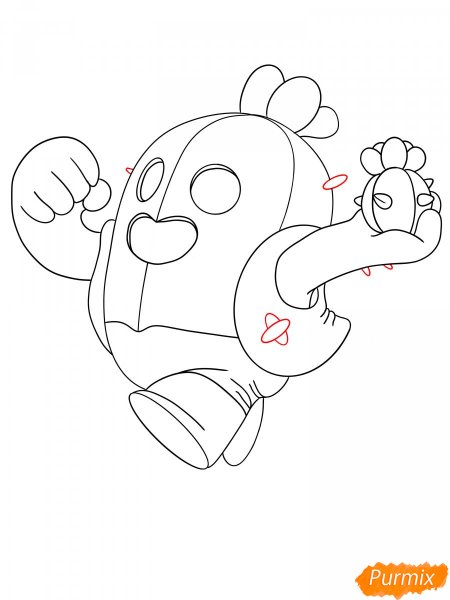 Нарисовать спайка