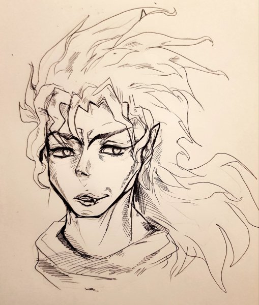 Дио Брандо для срисовки