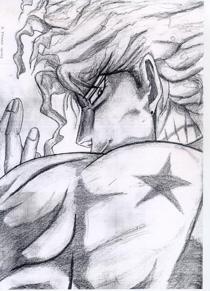 Джоджо срисовать дио