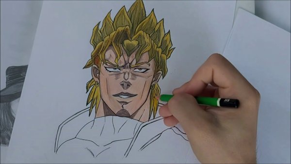 Джо Джо рисунки дио