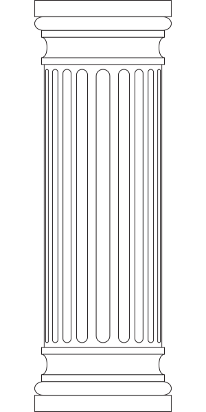 Колонны древней Греции Gyu