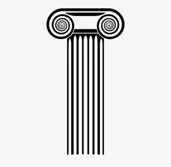 Дорический ордер вектор