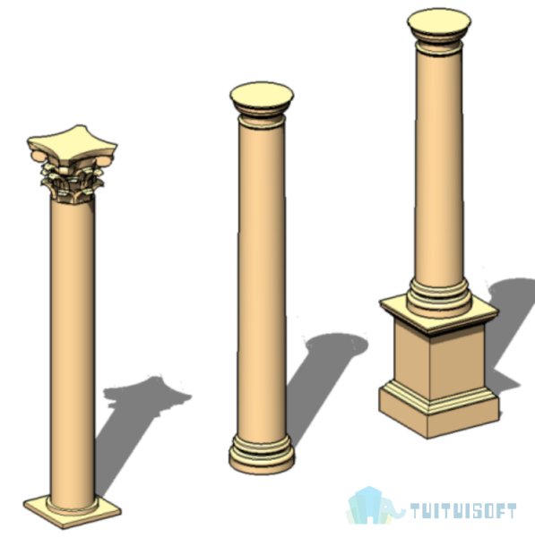 Коринфская колонна вектор