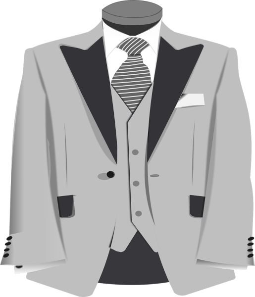 Пиджак на белом фоне