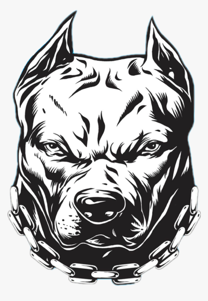 Питбуль наклейка на авто