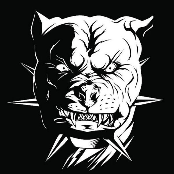 Злая морда питбуля