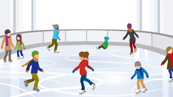 Каток рисунок для детей