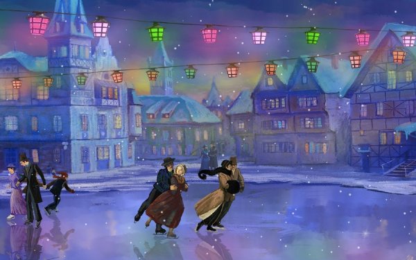 Зимняя сказка в городе