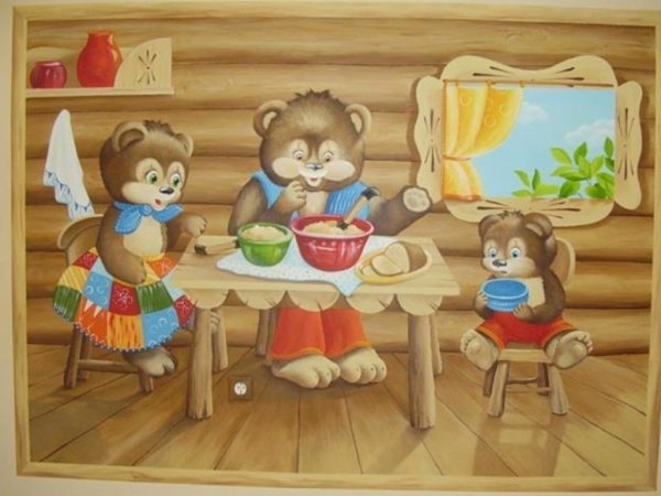 Сказка три медведя Настасья Петровна