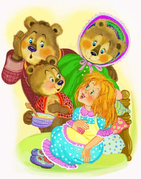 Машенька и три медведя