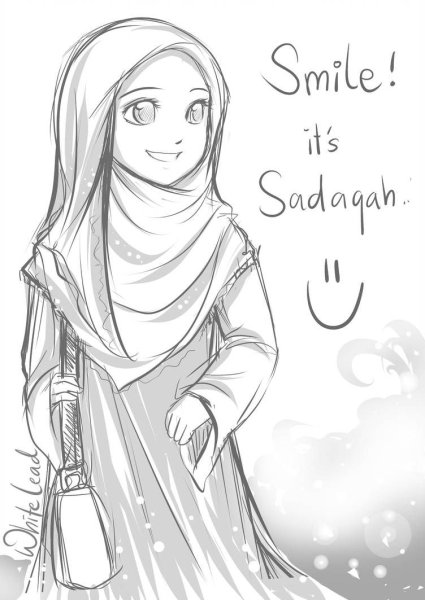 Мусульманская для женщин рисунок