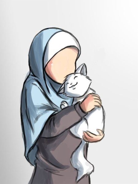 Мусульманка иллюстрация