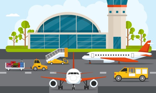 Дети в аэропорту