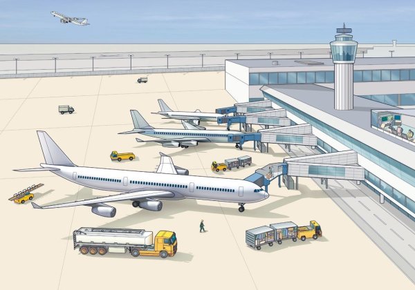 Дети в аэропорту