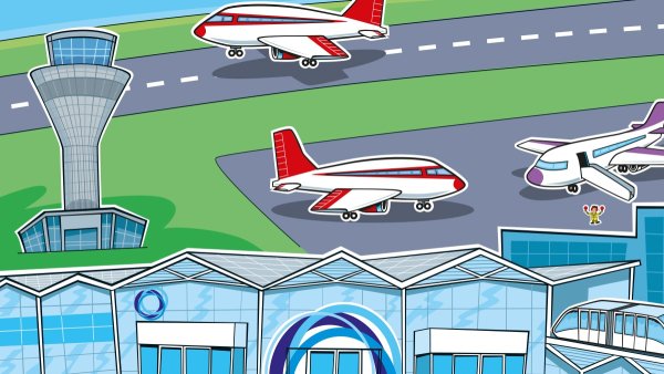 Дети в аэропорту