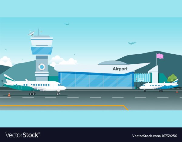 Аэропорт мультяшный