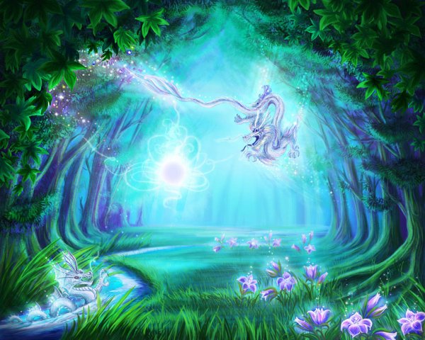 Волшебный сказочный лес