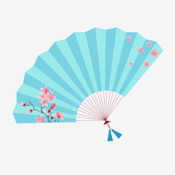 Китайский веер с рыбками