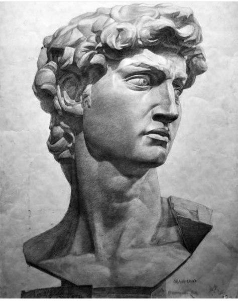 Голова Давида Академия художеств