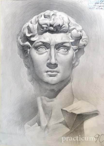 Скульптурный портрет Давид Микеланджело