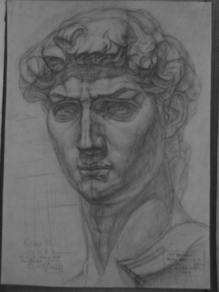 Академический портрет Давид