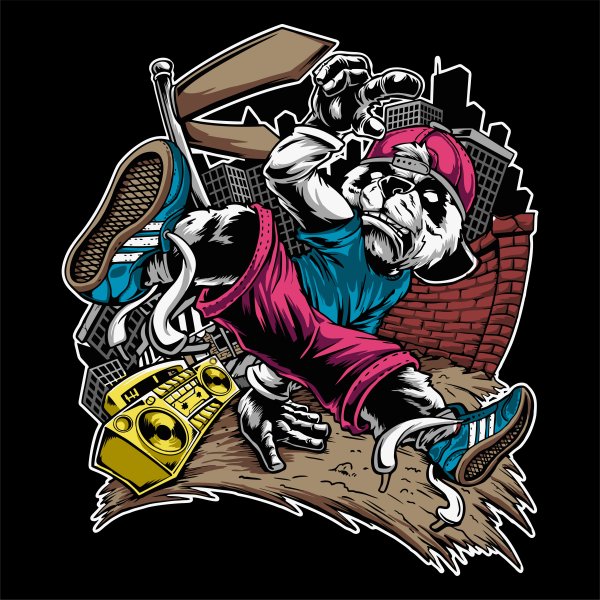 Хип хоп иллюстрации