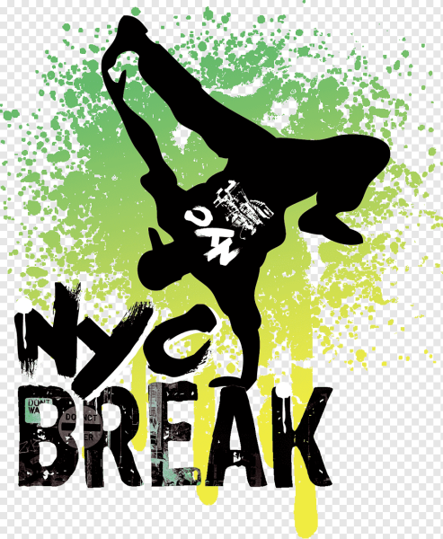 Брейк данс надпись