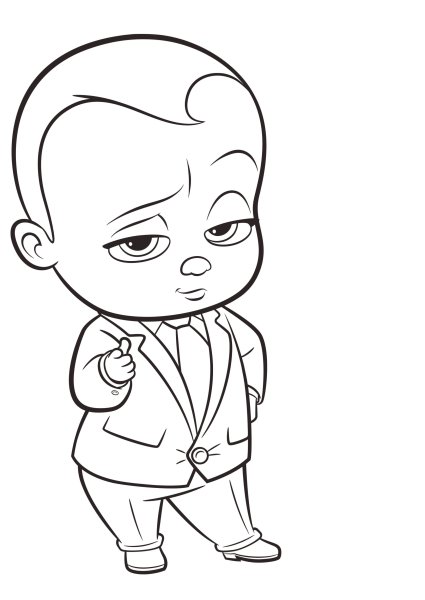 Бос молокосос Раскрасска