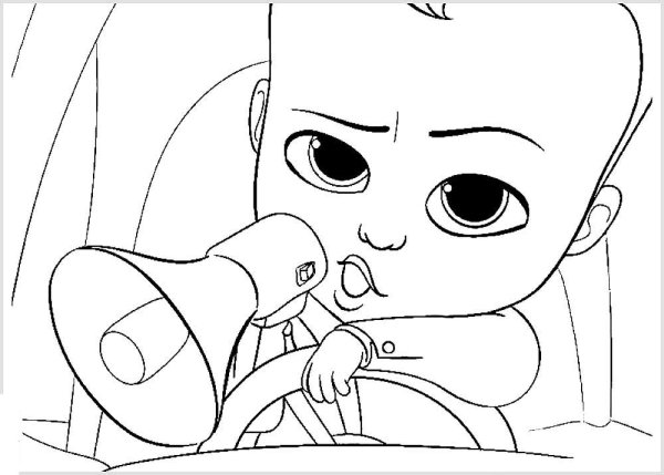 Раскраска босс молокосос 2