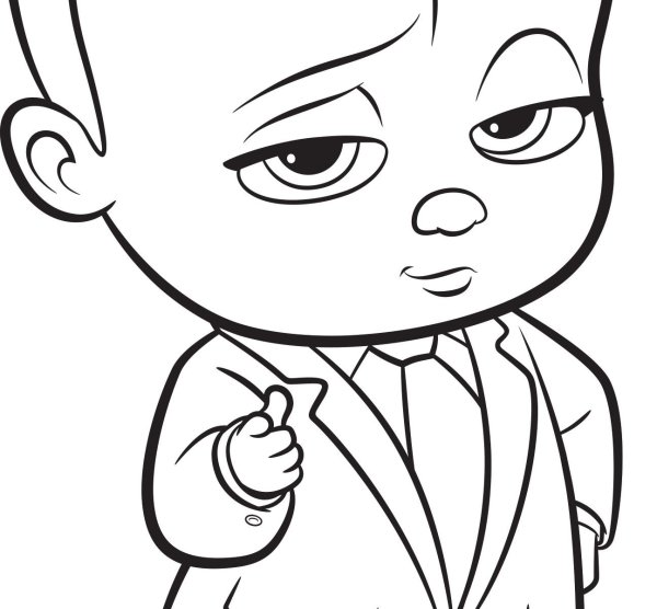 Раскраска босс молокосос 2