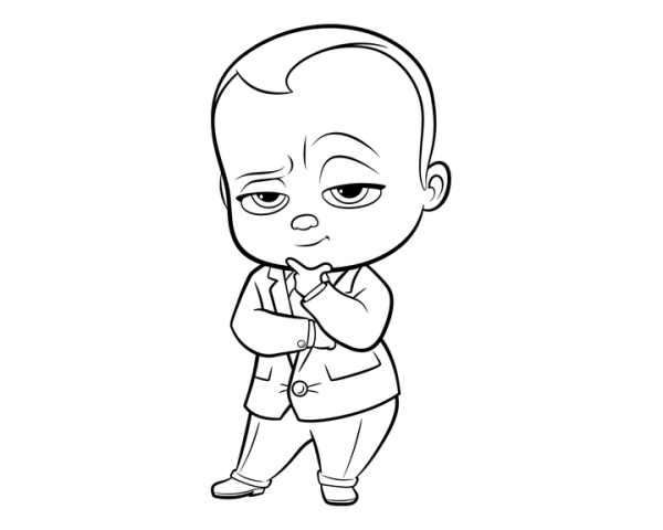 Босс молокосос надпись босс