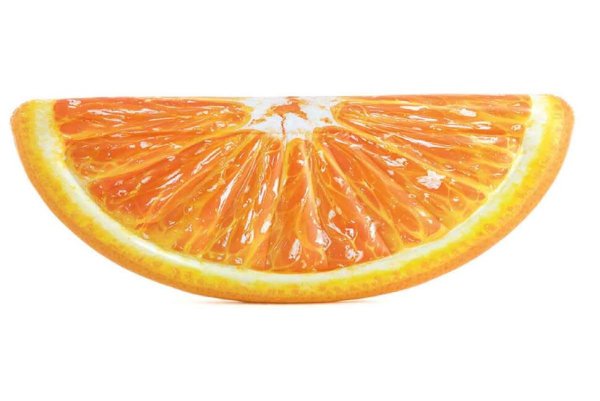 Акварельный апельсин долька