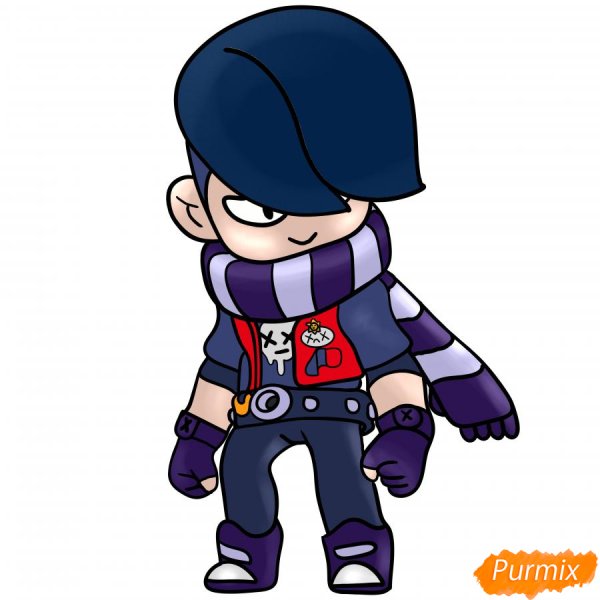 Из БРАВЛ старс Эдгар из БРАВЛ старс