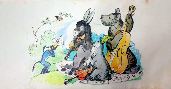 Квартет Иван Крылов мультфильм